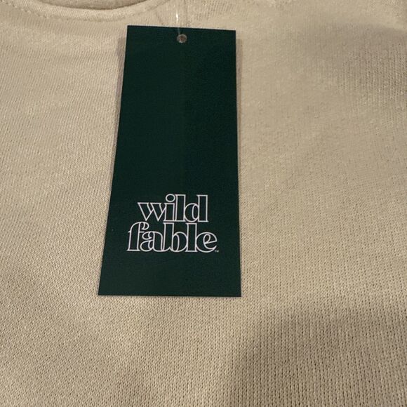 Womens Stay Wild Cowgirl Hoodie Tan by Wild Fable - Size XL - NWT - Picture 5 of 11